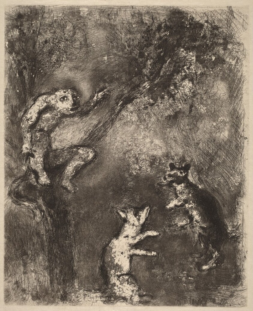 The Wolf Pleading against the Fox before the Monkey