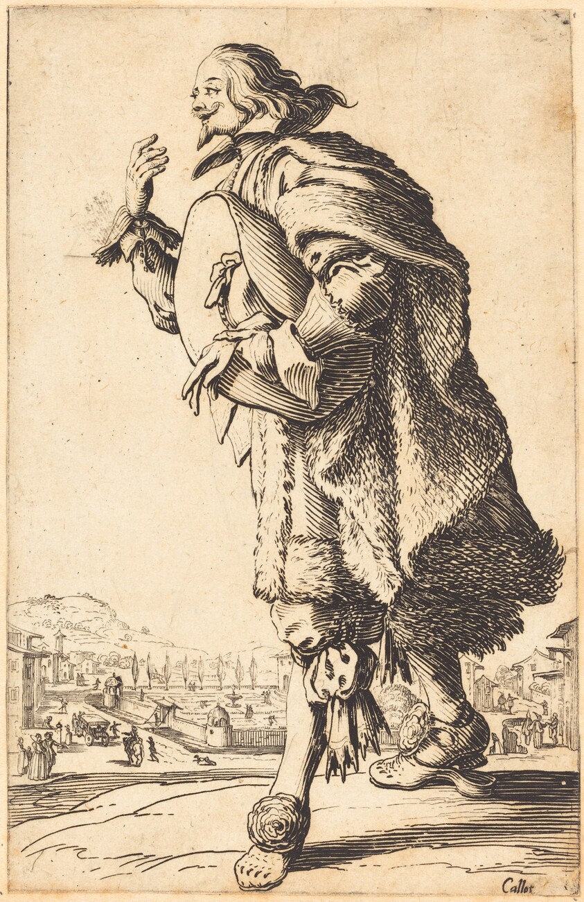 Noble Man with Felt Hat, Bowing