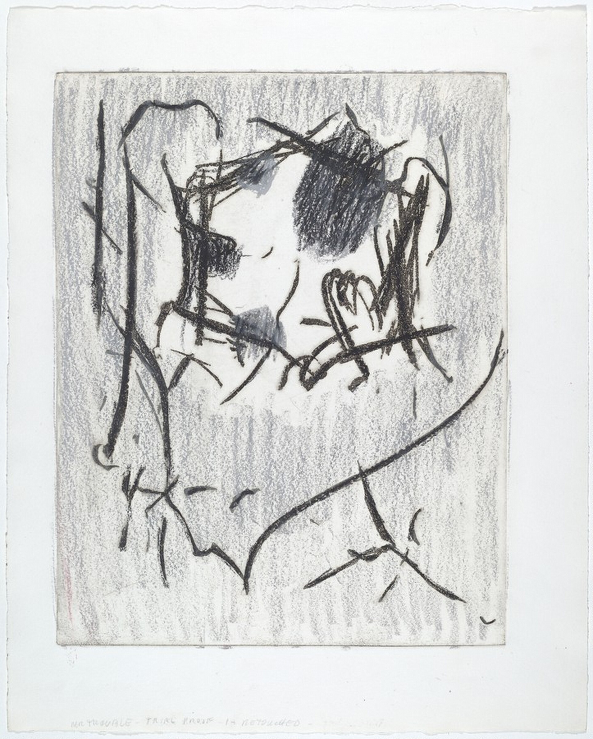 Mr. Trouble (trial proof 1), Jacob Kainen, 1976