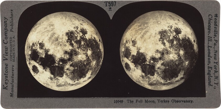"The Full Moon. Yerkes Observatory."