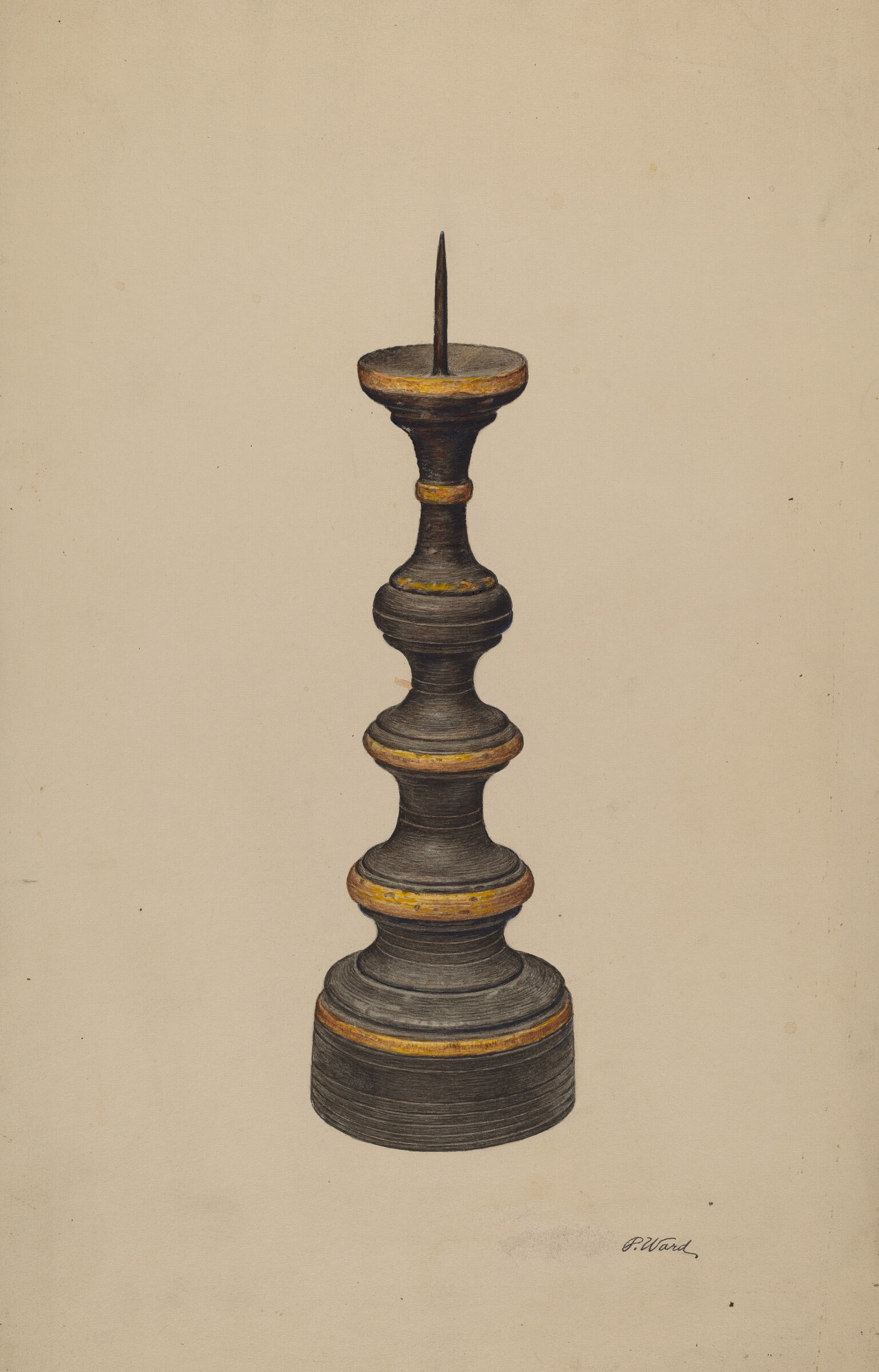 Candlestick, Paul Ward, c. 1938