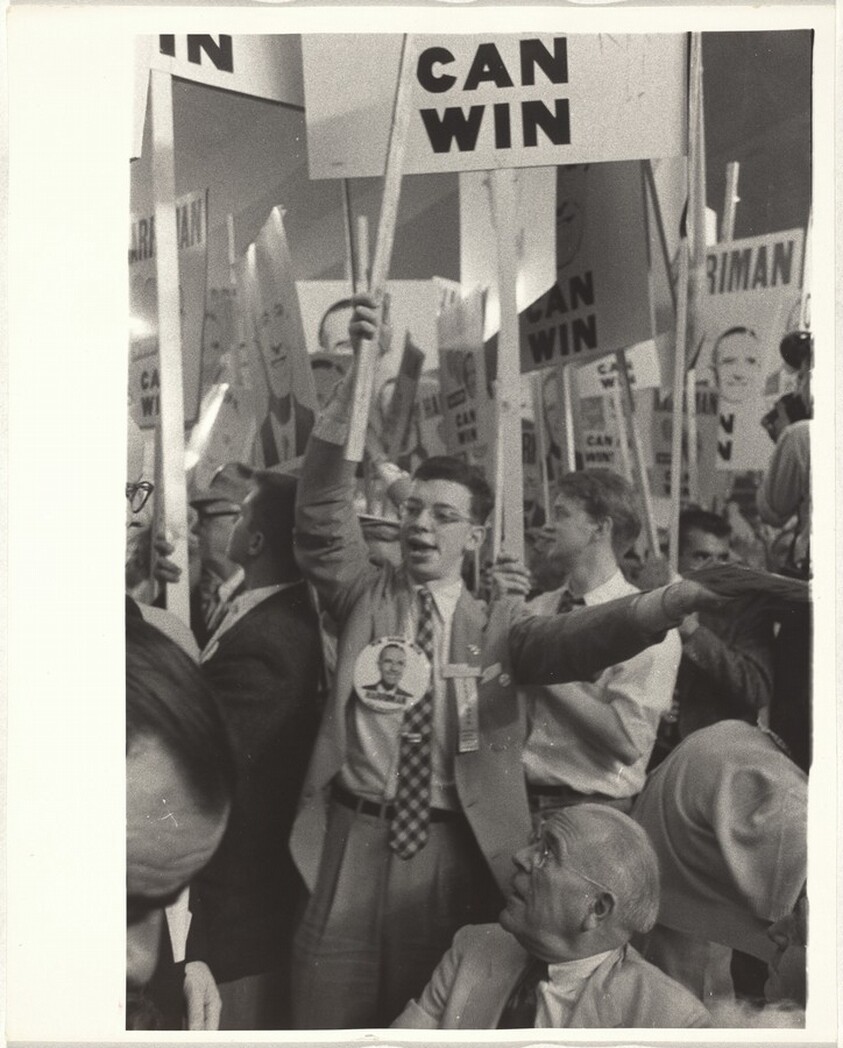 Delegates, convention hall--Chicago