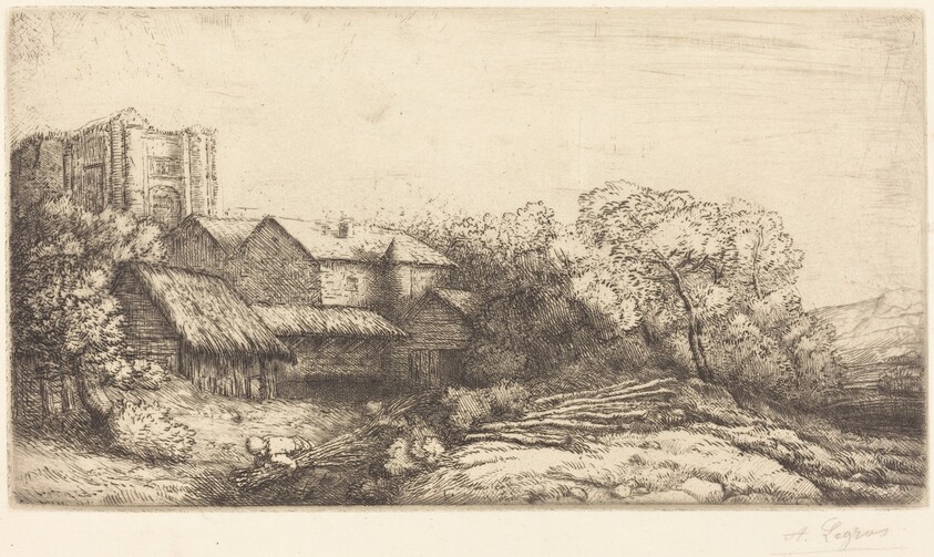 Farm at the Monastery (La ferme de l'abbaye)