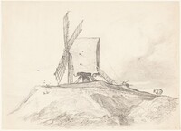 Eye Mill in Suffolk, Attributed to John Sell Cotman