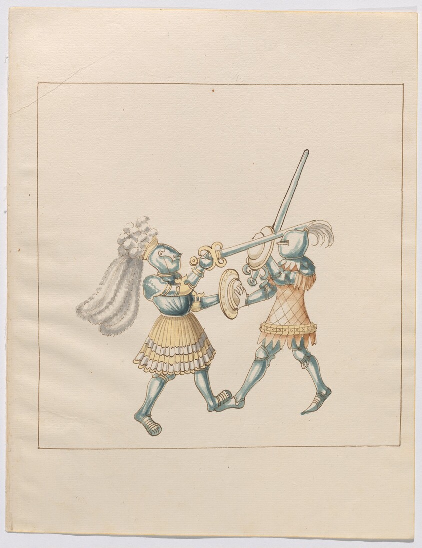 Foot Combat with Longswords and Buckler Shields