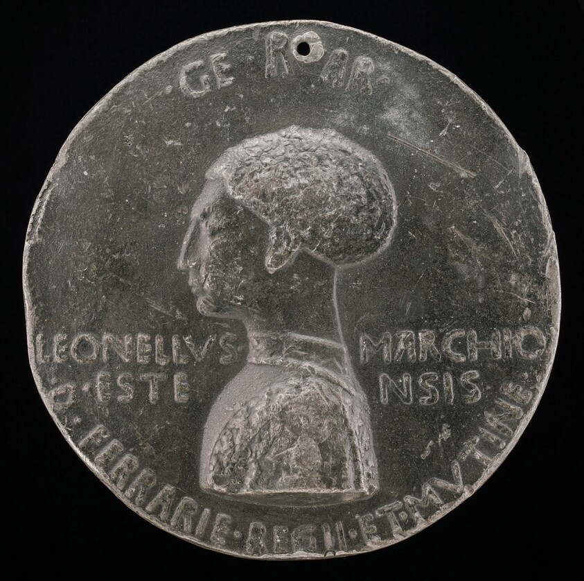 Leonello d'Este, 1407-1450, Marquess of Ferrara 1441 [obverse]