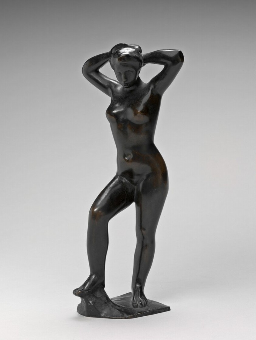 Bather with Raised Arms