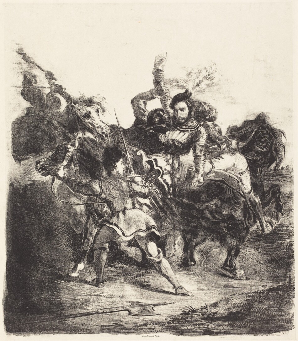 Tiger and Snake, 1862 - Eugene Delacroix - WikiArt.org