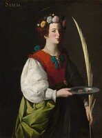 Saint Lucy, Francisco de Zurbarán, c. 1625/1630