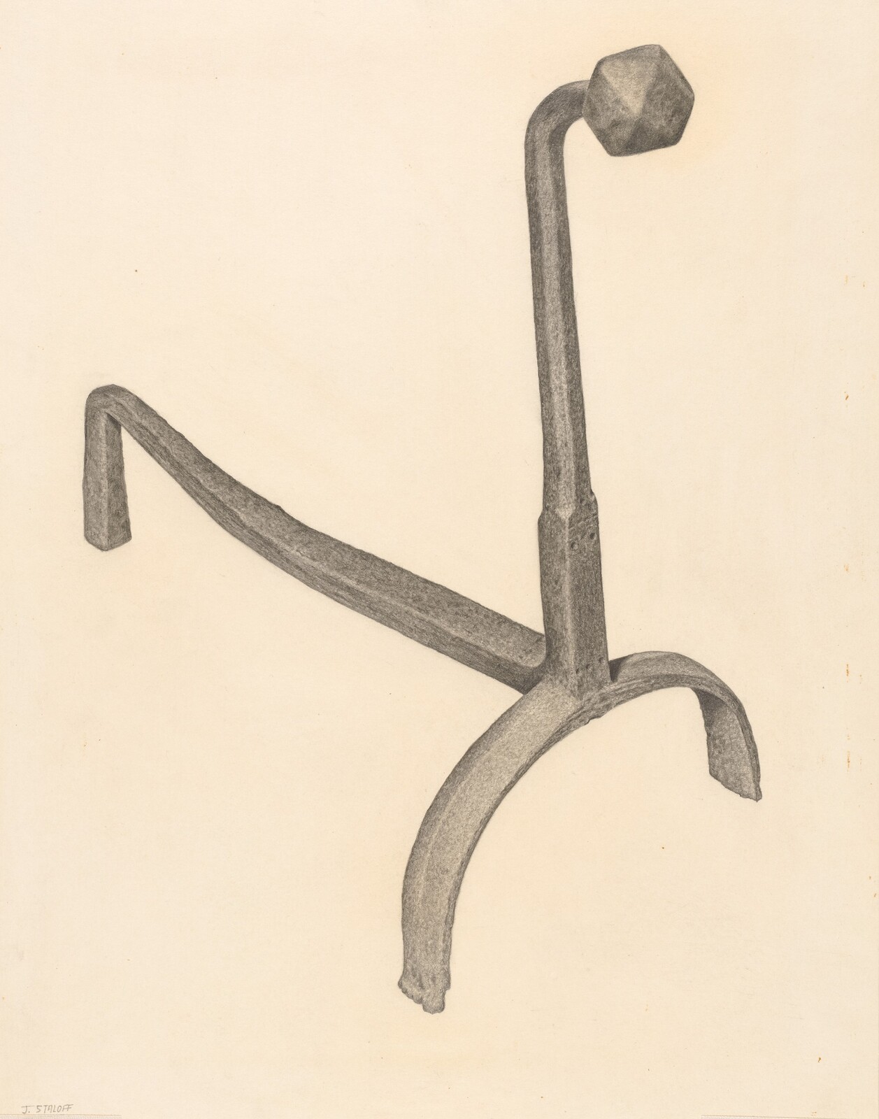 Andiron, Jack Staloff, c. 1938