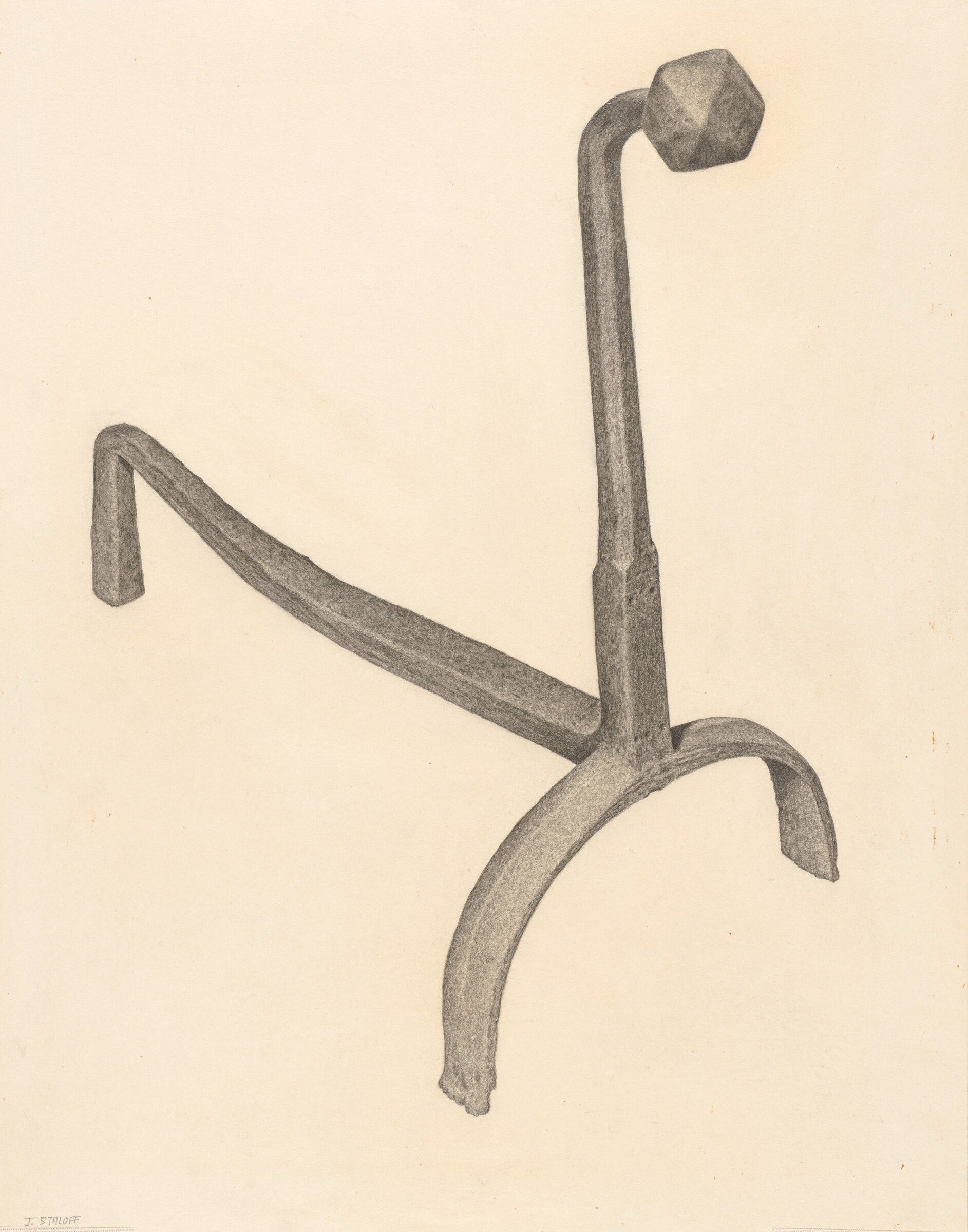 Andiron, Jack Staloff, c. 1938