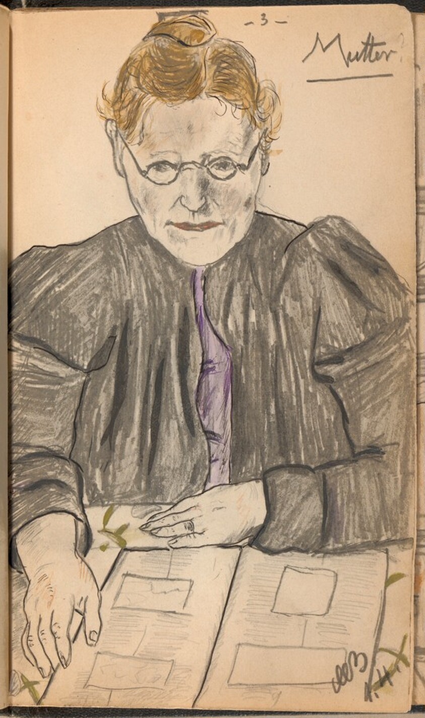 Portrait of the Artist's Mother Reading