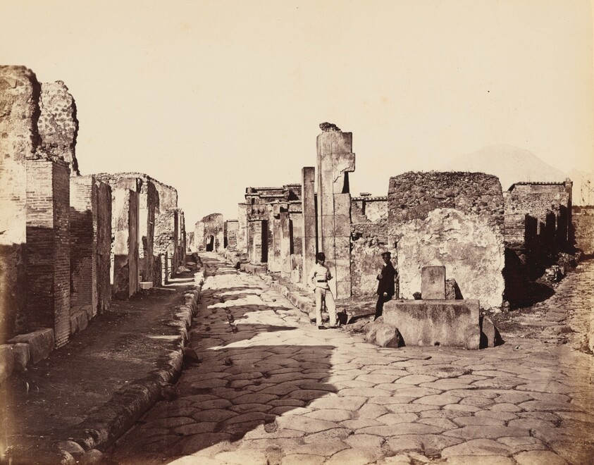 Strada di Sallustio, Pompei (Street of Sallustio, Pompeii)