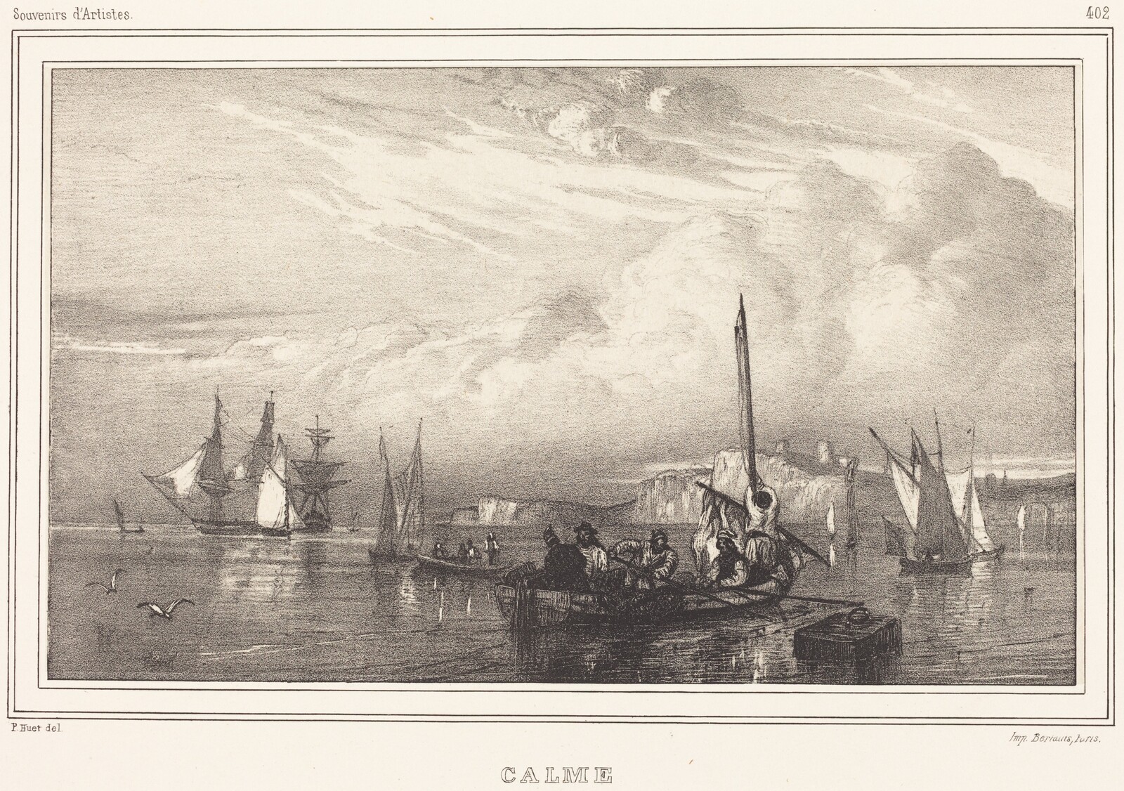 Calm (Calme), Paul Huet, 1832