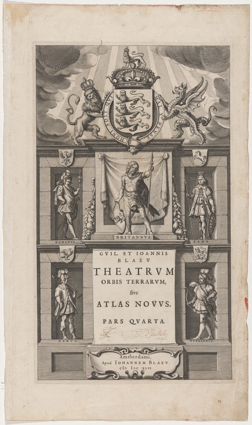 Title Page to Atlas Novus by William and JohnBlaev