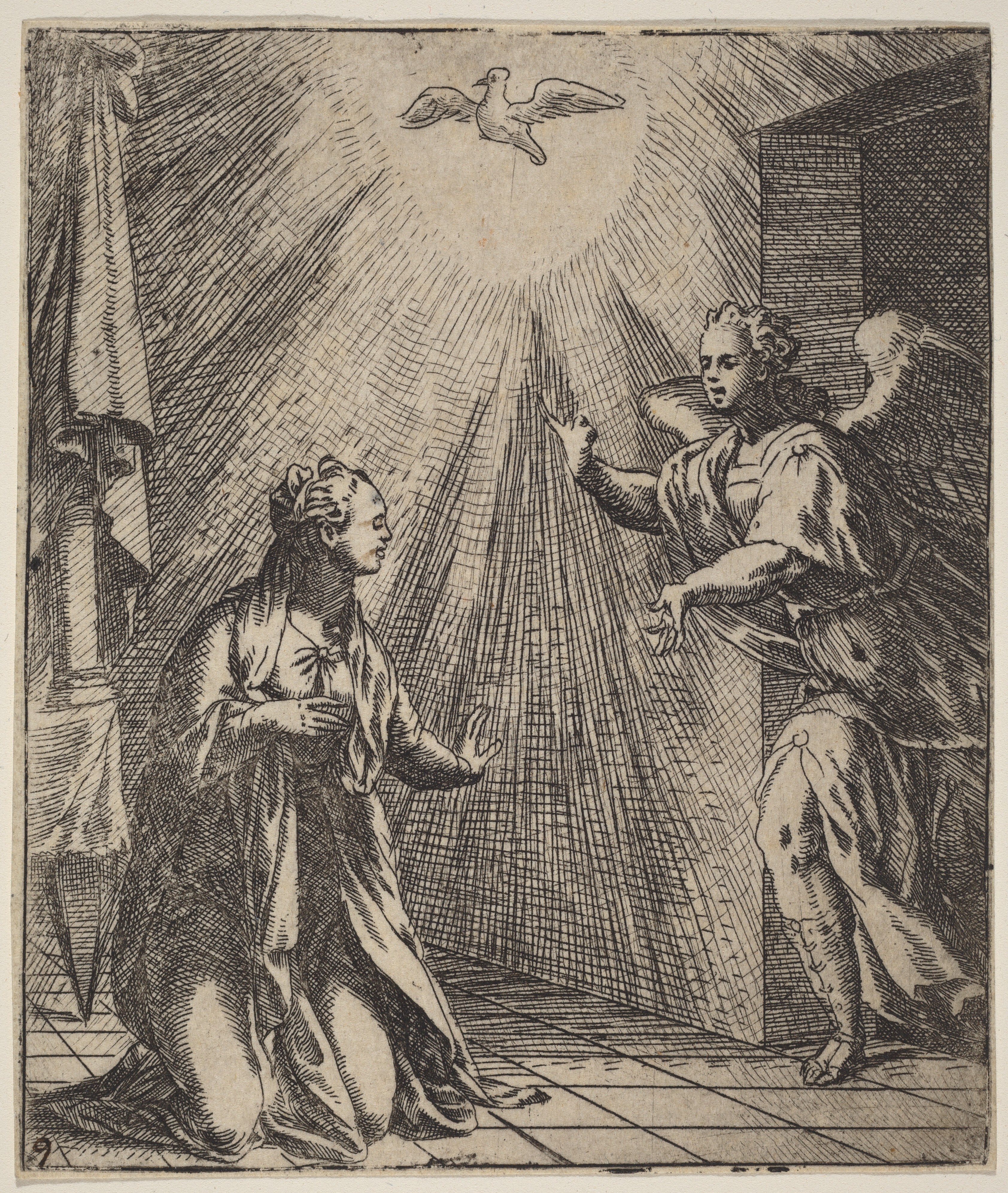 The Vision of Ezekiel by Giovanni Battista Fontana, Raphael Saitel