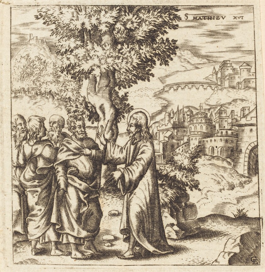 Christ  Admonishes His Disciples