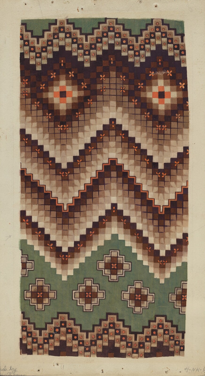 Printed Textile, Eleanor Rogers, c. 1938