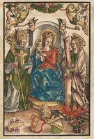 The Madonna with Saint Ulrich and Saint Afra [recto], Urs Graf I, c. 1511