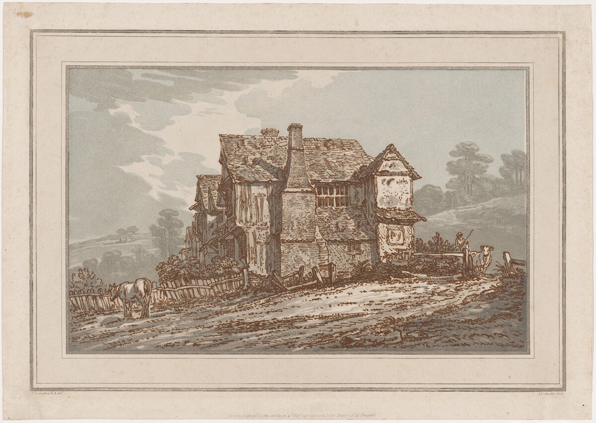 A Rustic House with a Tottering Wood Fence