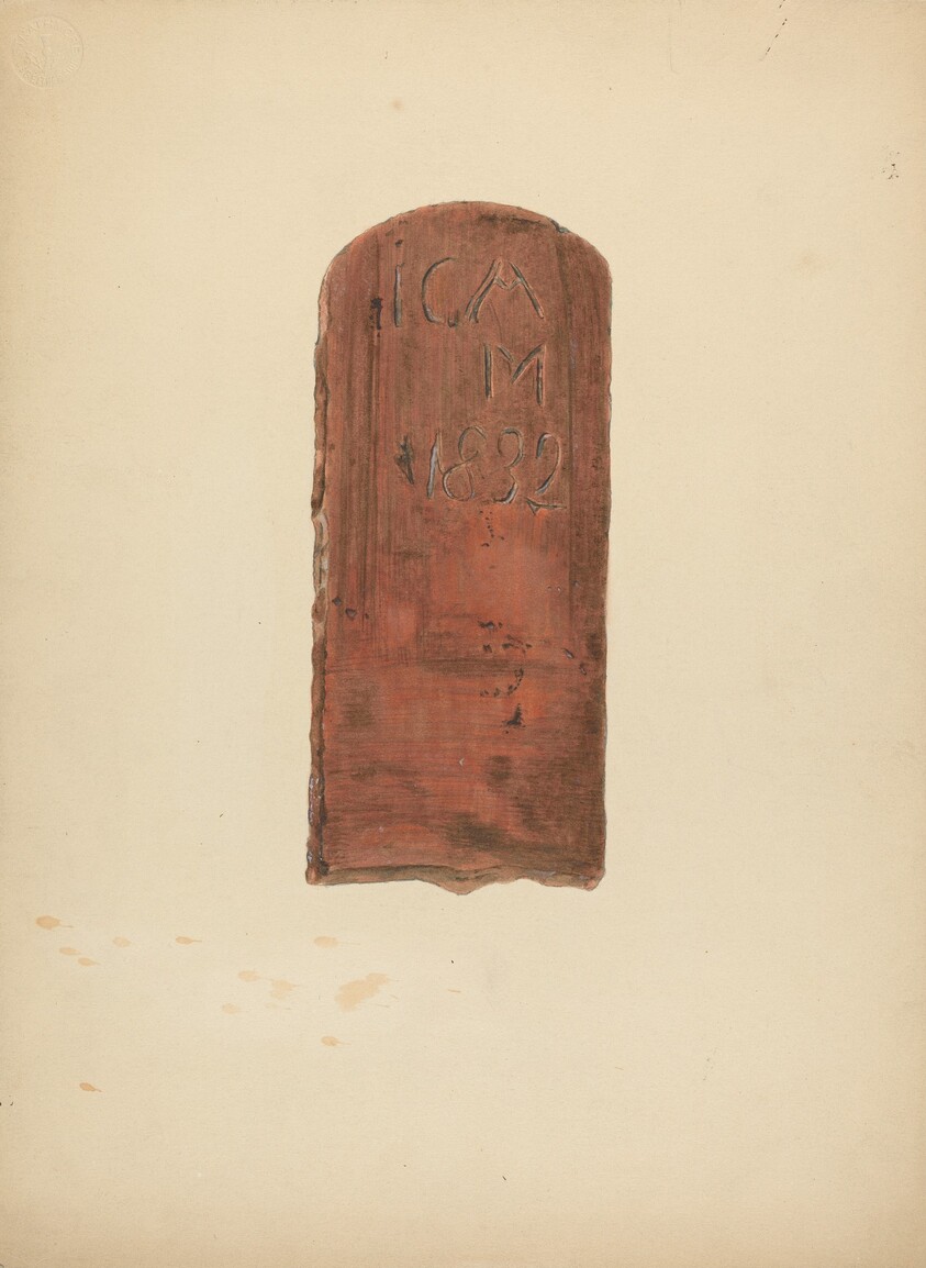 Zoar Pottery Roof Tile
