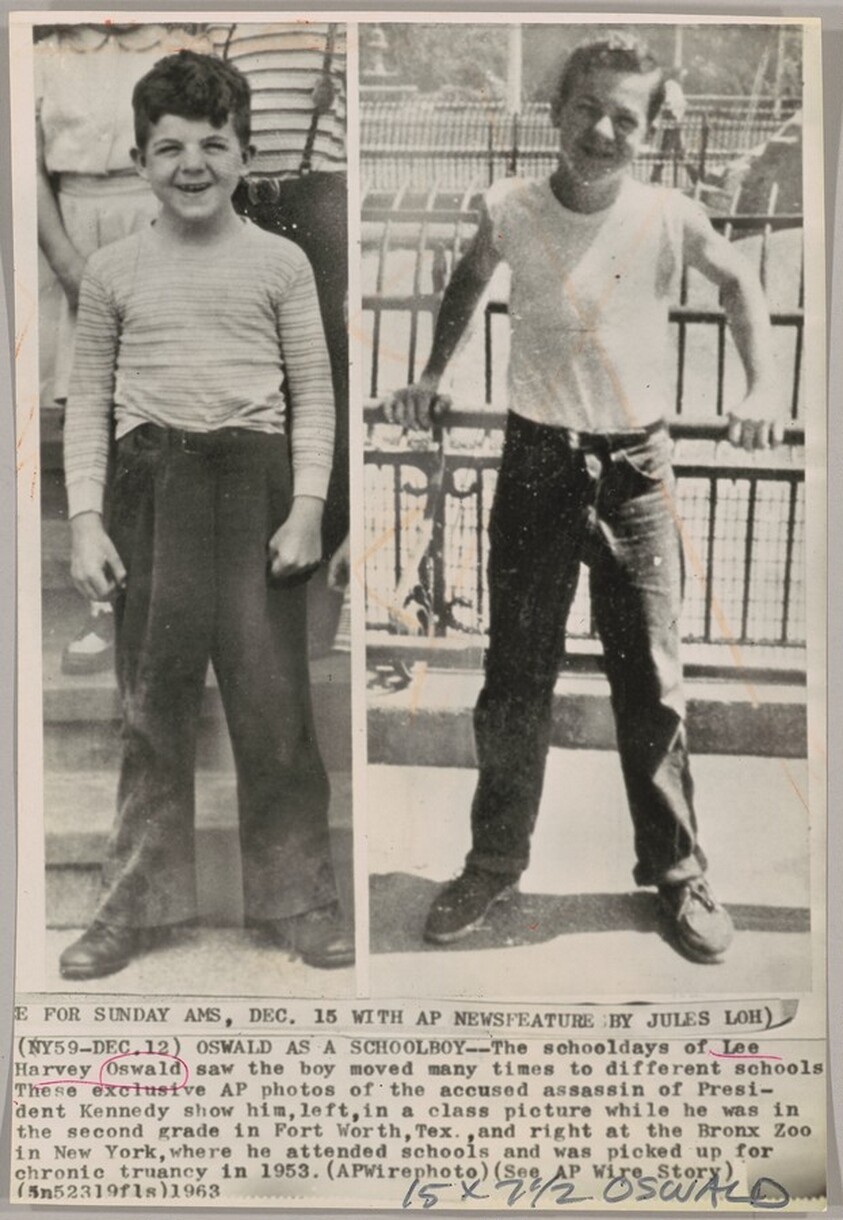 Title from caption on object: "Oswald as a Schoolboy"