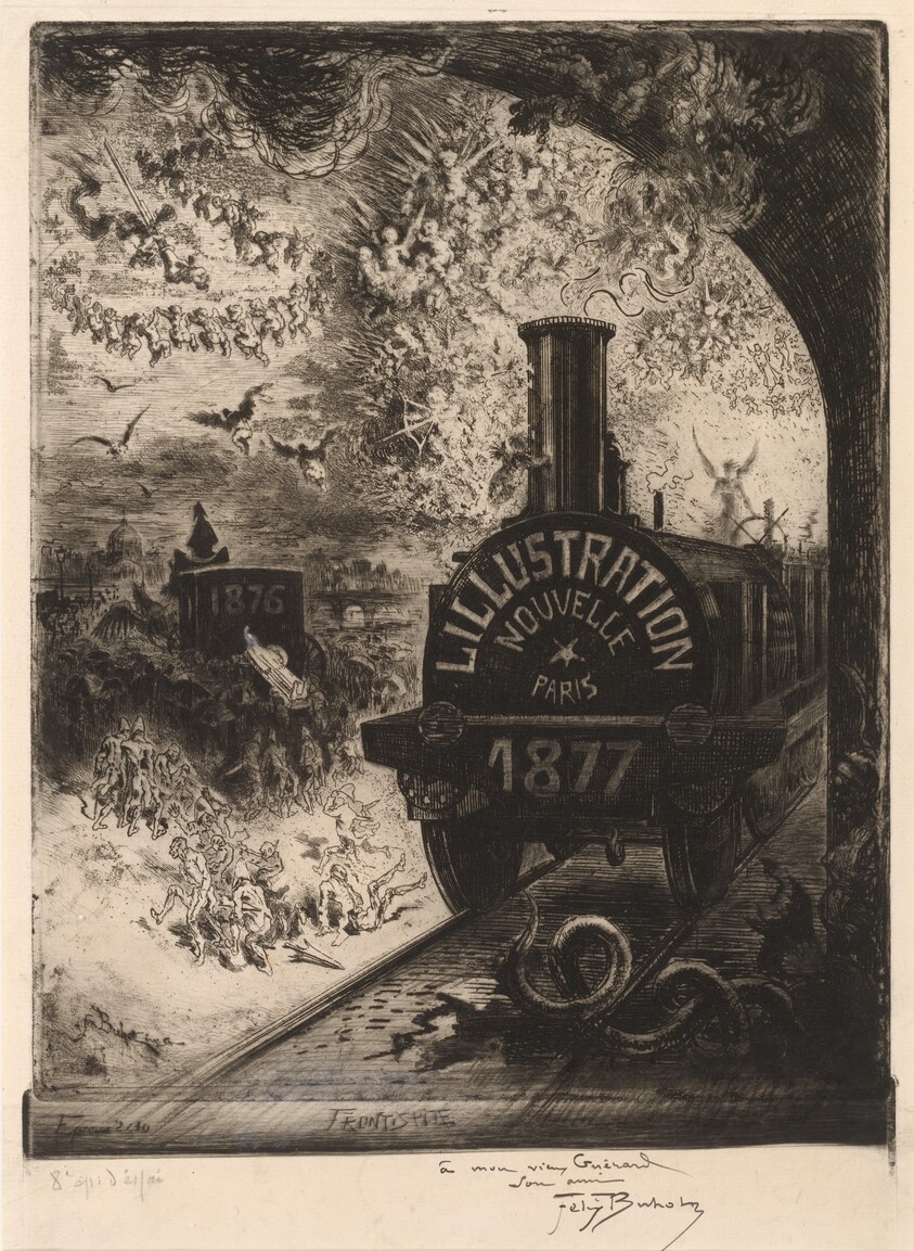 Frontispiece for L'Illustration Nouvelle: The Burial of the Burin