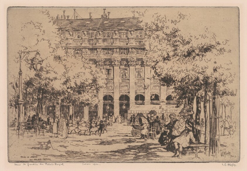 Dans le Jardin du Palais Royal