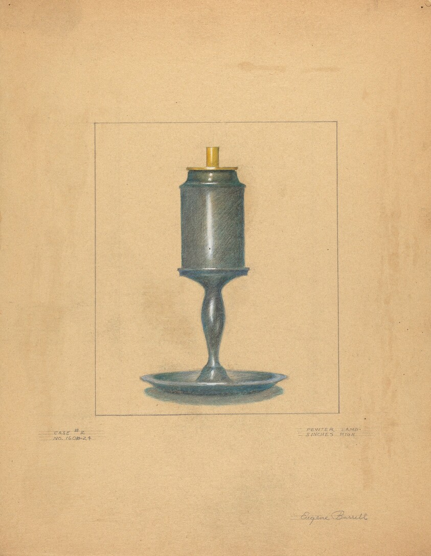 Pewter Lamp