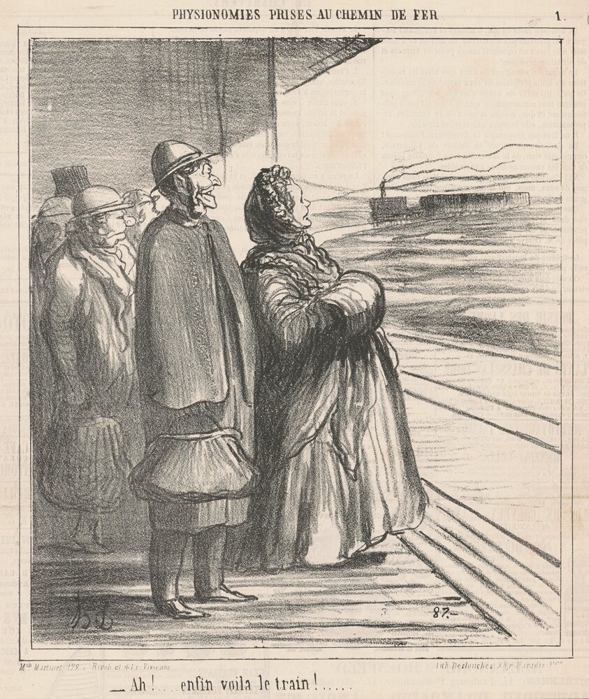 Ah! Enfin voila le train! ...