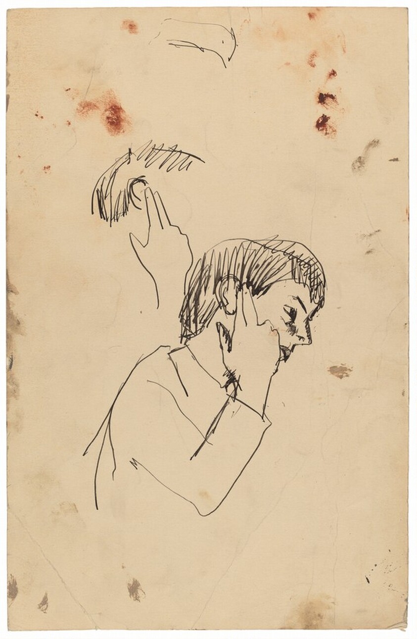 Figure Facing Right [recto]