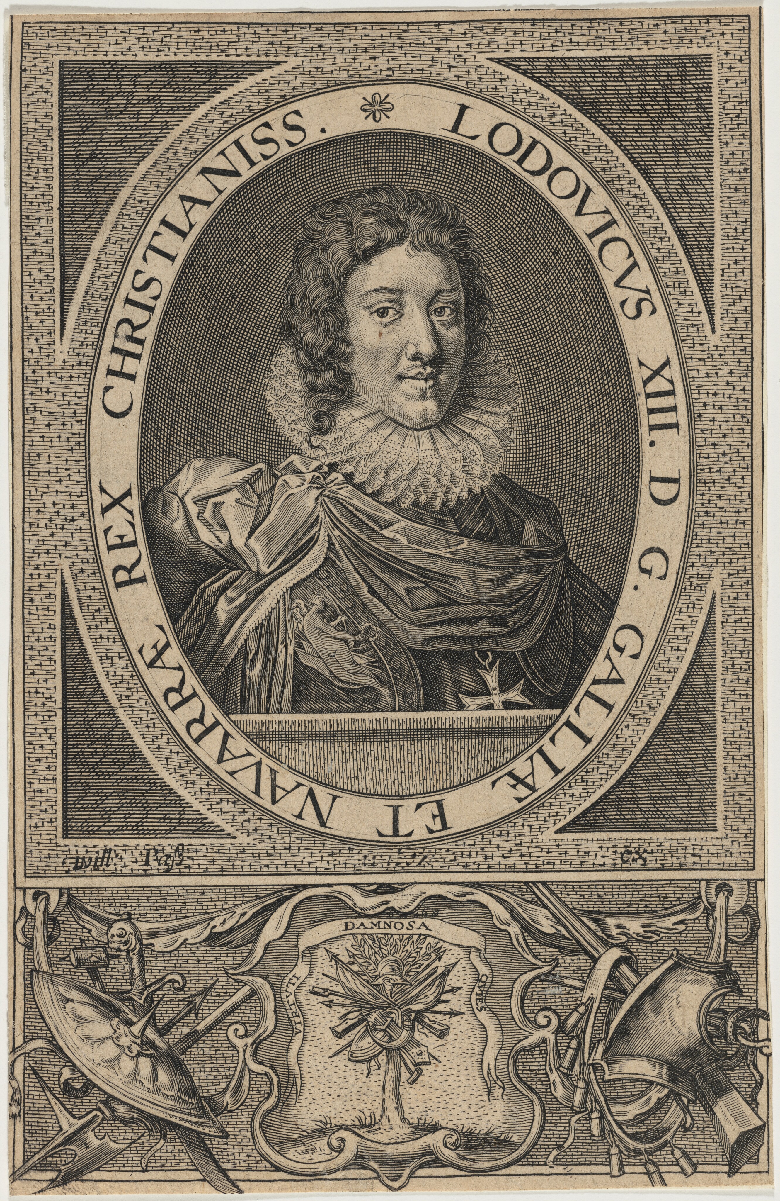 Louis XIII, King of France by Willem de Passe