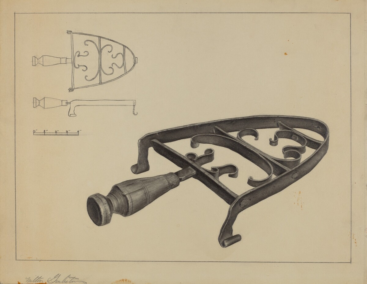 Pa. German Flat-iron Stand