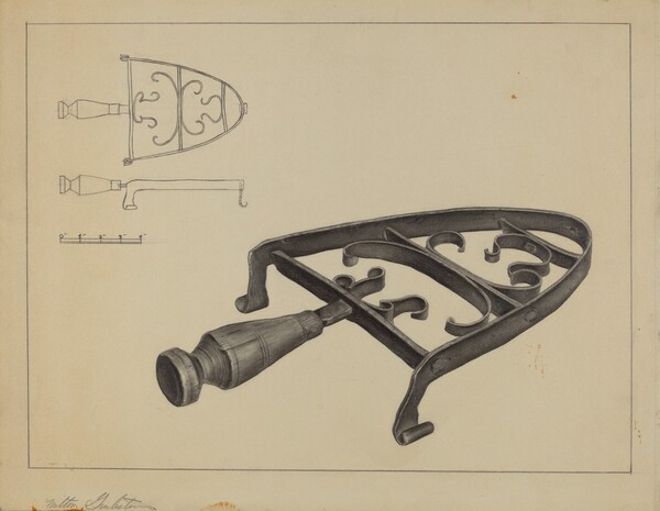 Pa. German Flat-iron Stand