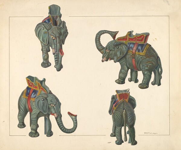 Toy Bank: Elephant