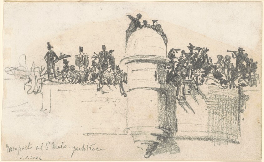 Ramparts at St. Malo—Yacht Race