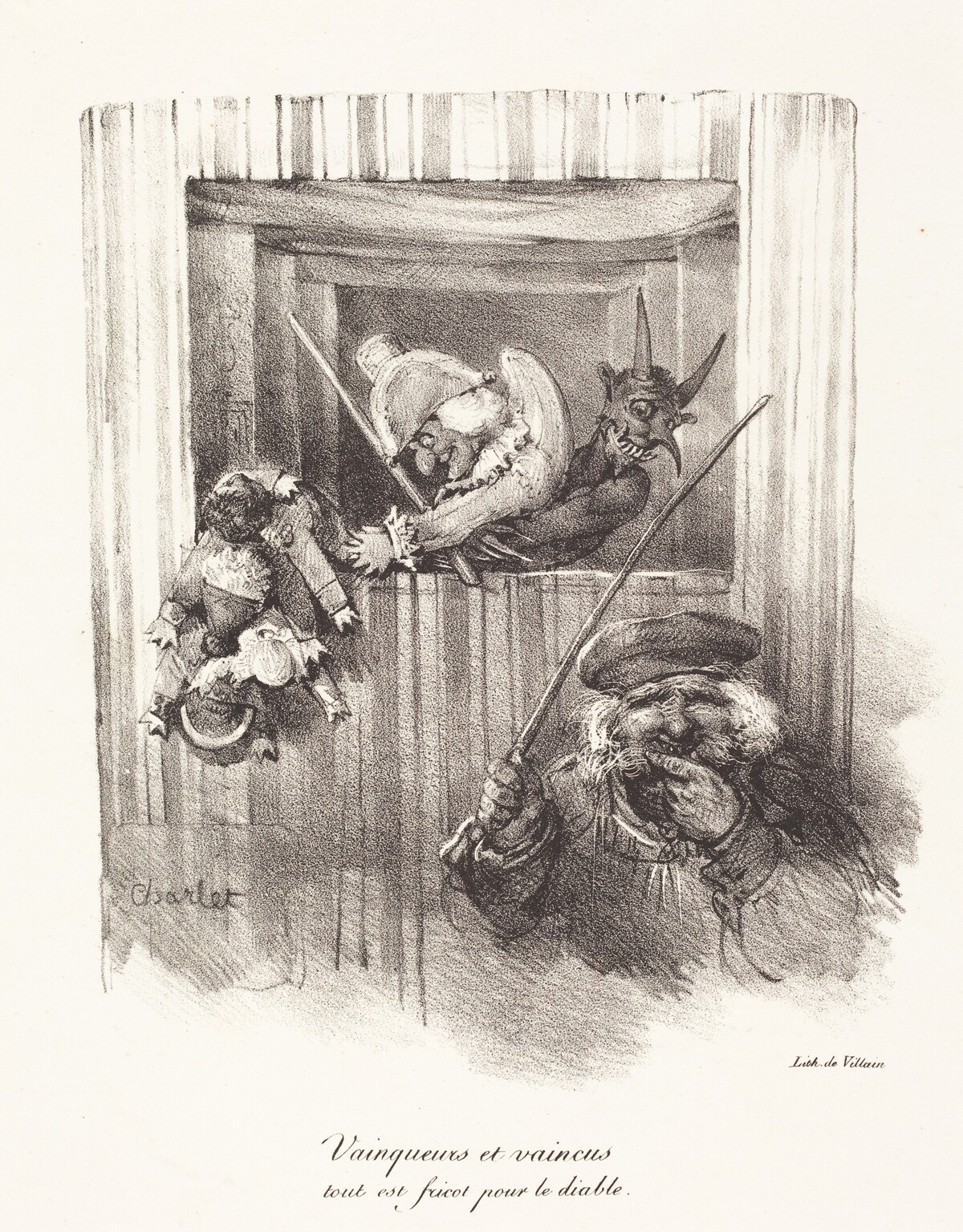 Vainqueurs et vaincus, tout est fricot pour le diable (The Vanquishers and the Vanquished, All Food for the Devil)
