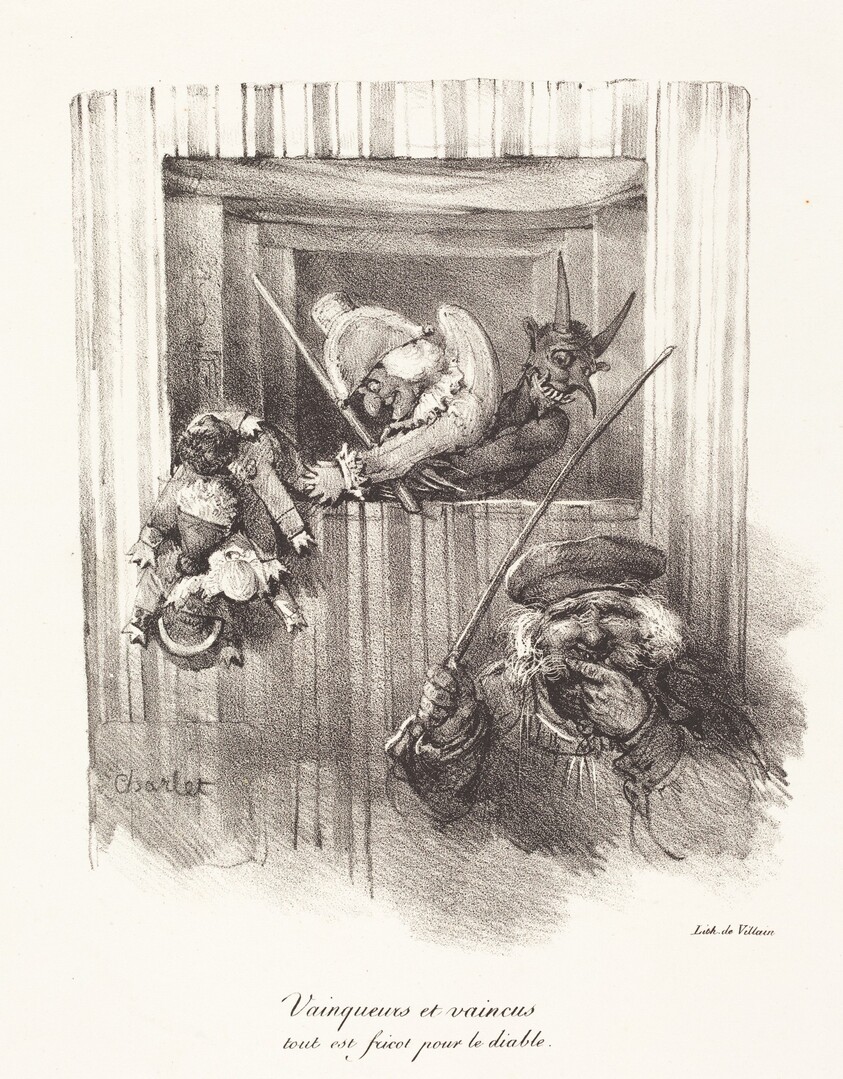 Vainqueurs et vaincus, tout est fricot pour le diable (The Vanquishers and the Vanquished, All Food for the Devil)