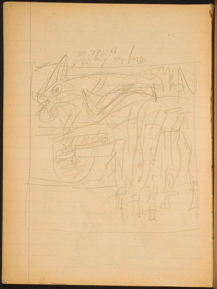 Mehrfigurige Szene (Reclining Nude with Onlookers) [p. 18]