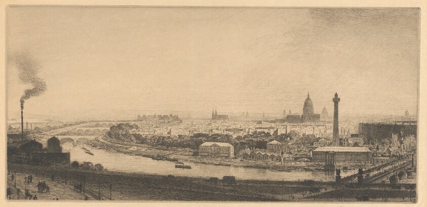 Paris in 1867: View from the Trocadéro