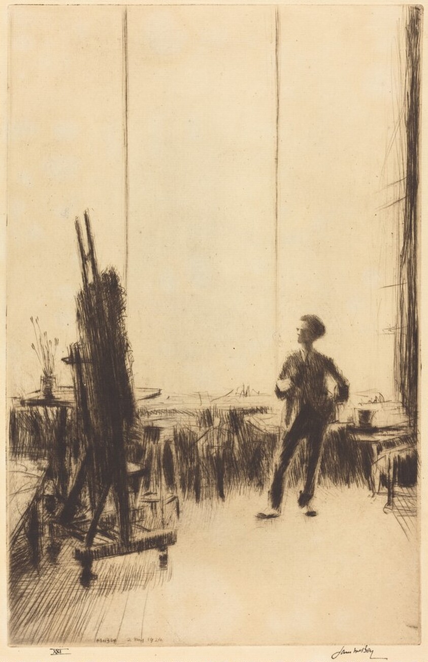 The Critic (Portrait of Duncan MacDonald)