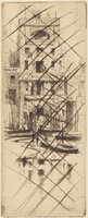 Thames Wharf, David Young Cameron, 1890