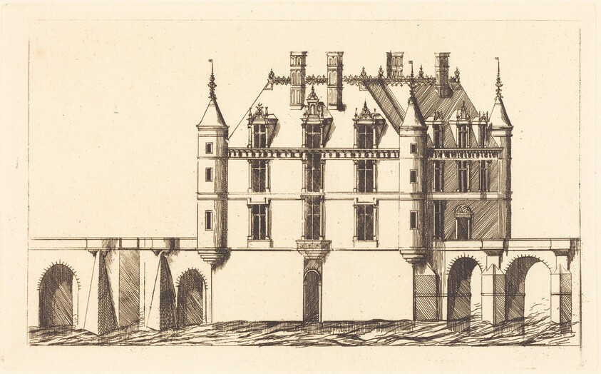 Chateau de Chenonceau, 1re planche (The Chateau of Chenonceau, 1st plate)