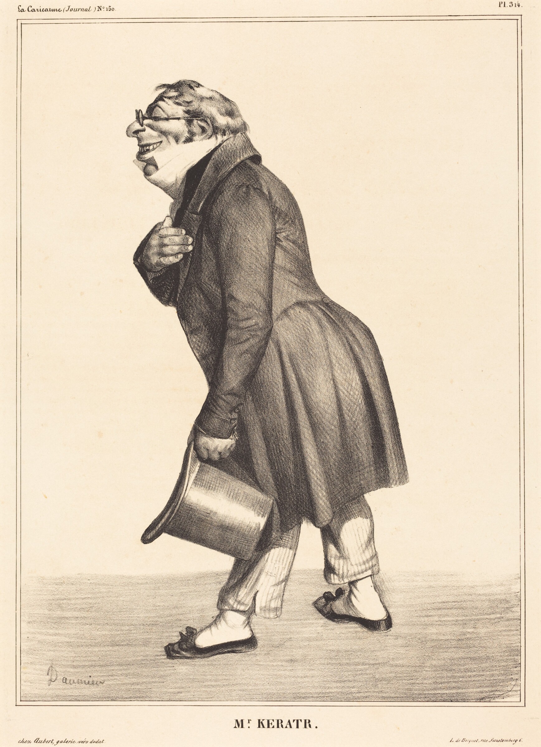Comte de Kératry, Honoré Daumier, 1833