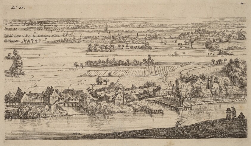 Village beside a Canal