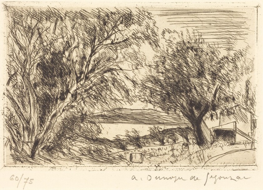 Saint-Tropez, la ferme a l'aire (petite planche)