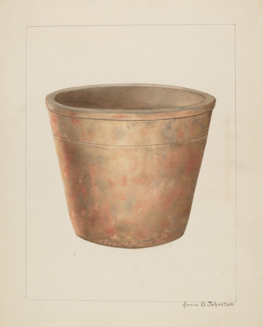 Stoneware Flower Pot