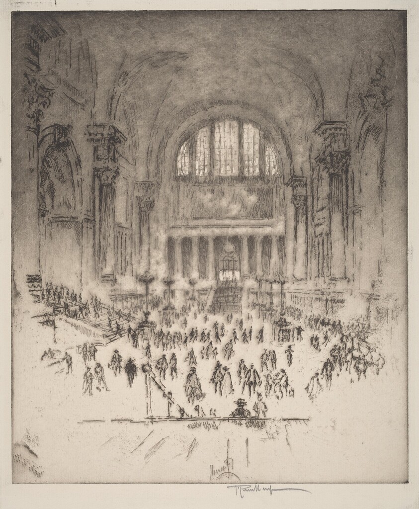 The Marble Hall, Pennsylvania Station, New York