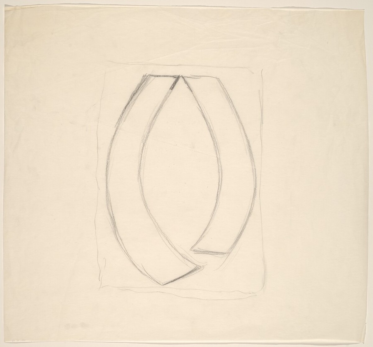 Sketch for "Building - Blocks for a Doorway" (O)