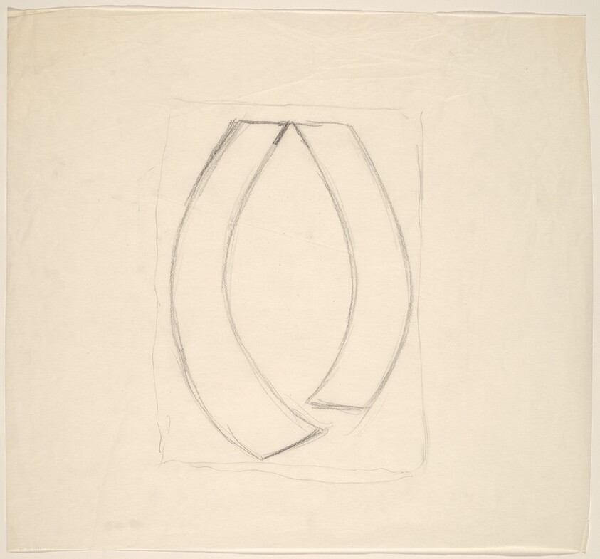 Sketch for "Building - Blocks for a Doorway" (O)